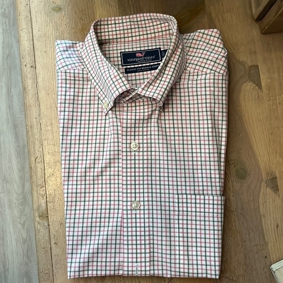 Vineyard Vines Murray Shirt Casual Button Down Classic Fit Size Medium - Picture 2 of 11